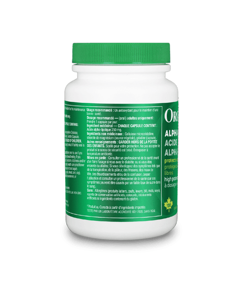Alpha Lipoic Acid - 120 caps - Organika Health Products