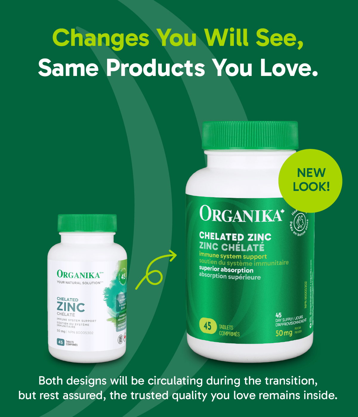 Chelated Zinc - 45 tablets - Organika Health Products