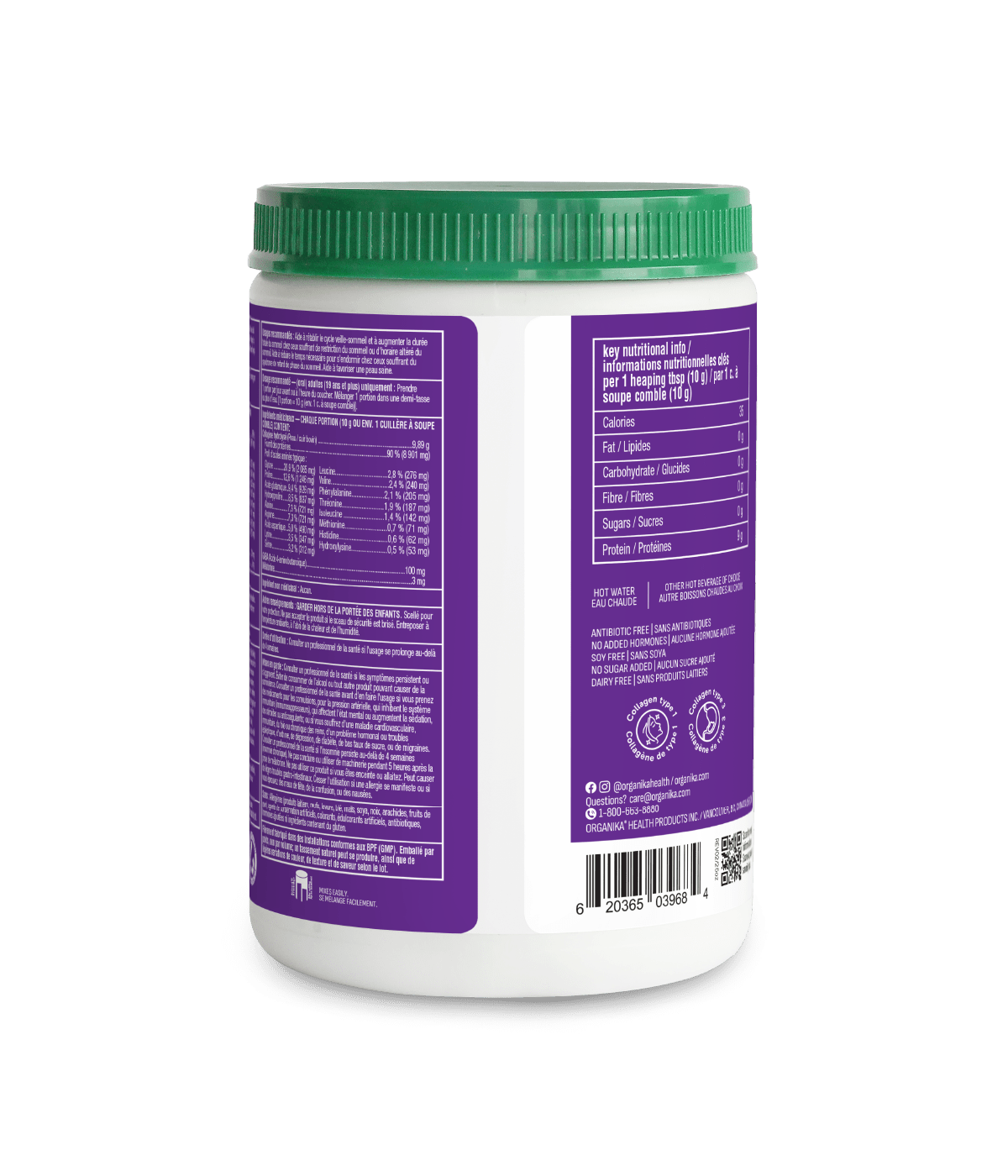 Enhanced Collagen Protein Sleep - 250g - Organika Health Products