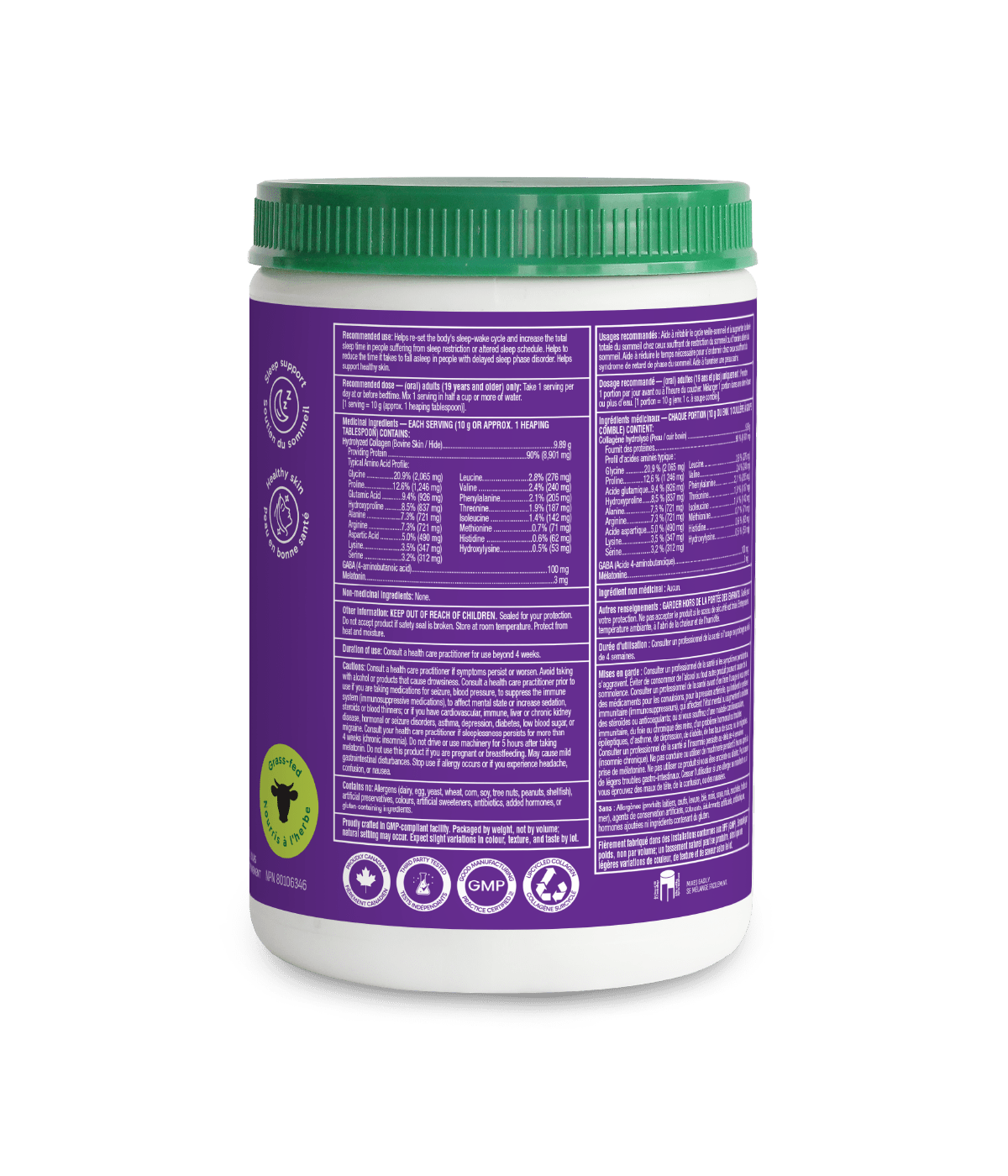 Enhanced Collagen Protein Sleep - 250g - Organika Health Products