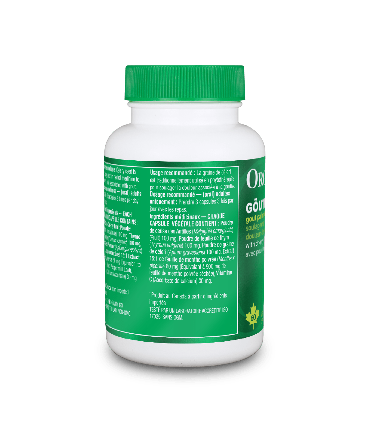 Göutrin - 120 Vcaps - Organika Health Products