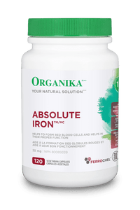 Absolute Iron - 120 Vcaps - Organika Health Products