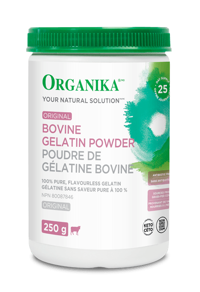 Bovine Gelatin - 250 g - Organika Health Products