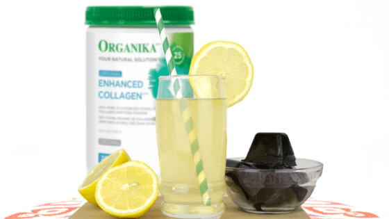 Charcoal and Collagen Lemonade Recipe - Organika Health Products