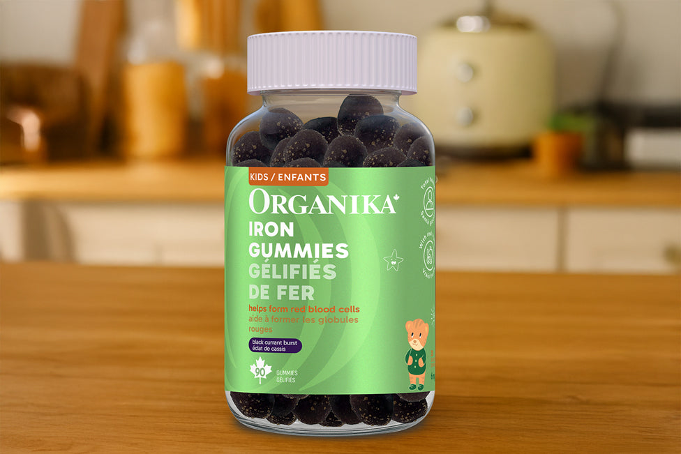 Gummies fruités avec un boost de fer doux pour les enfants