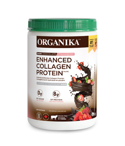 Dark Chocolate Strawberry Enhanced Collagen Protein