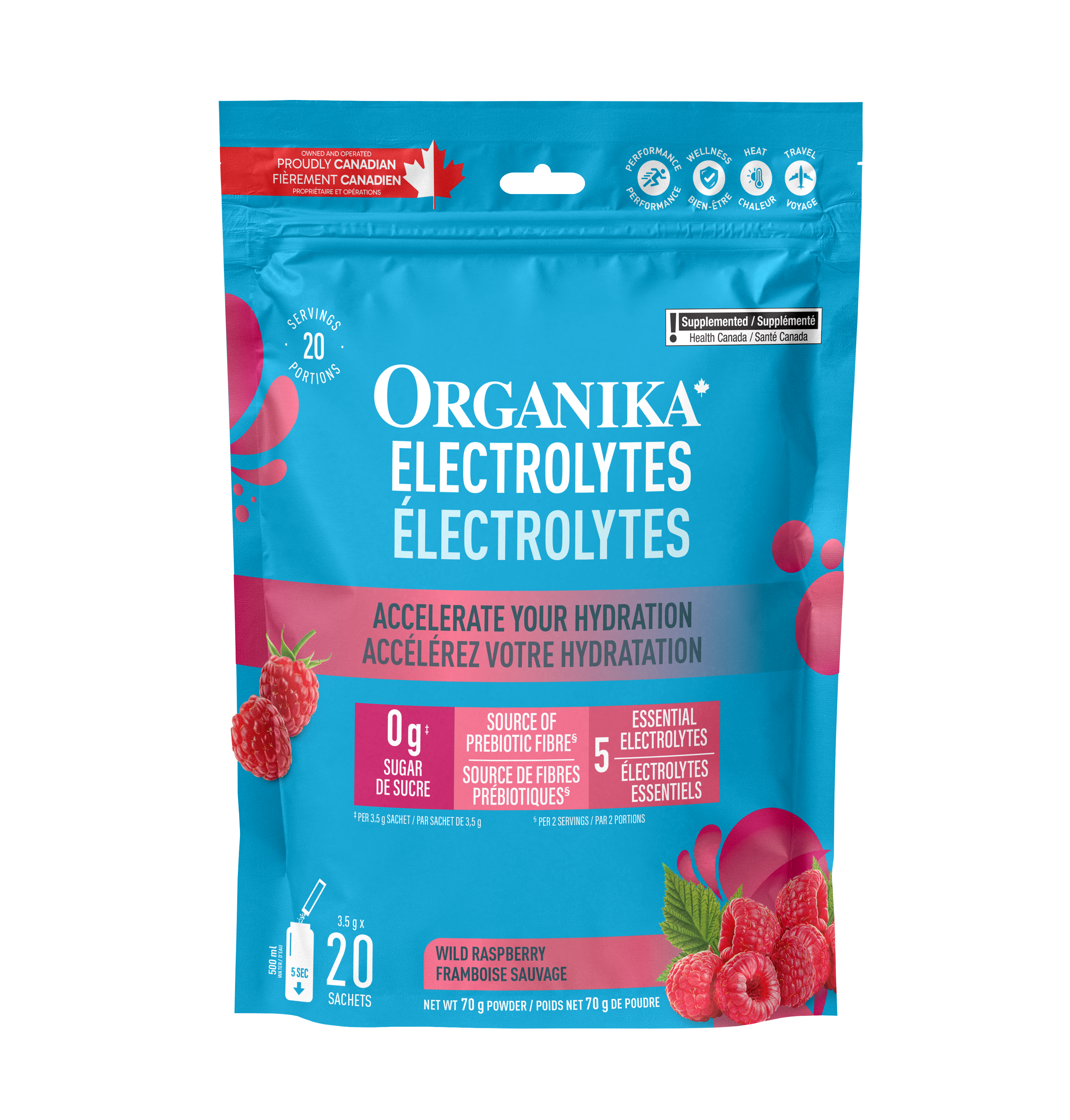 Electrolytes Sachets - Wild Raspberry