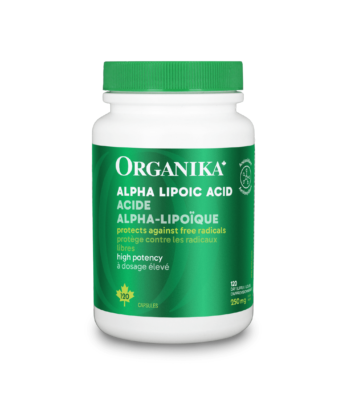 Alpha Lipoic Acid - 120 caps - Organika Health Products