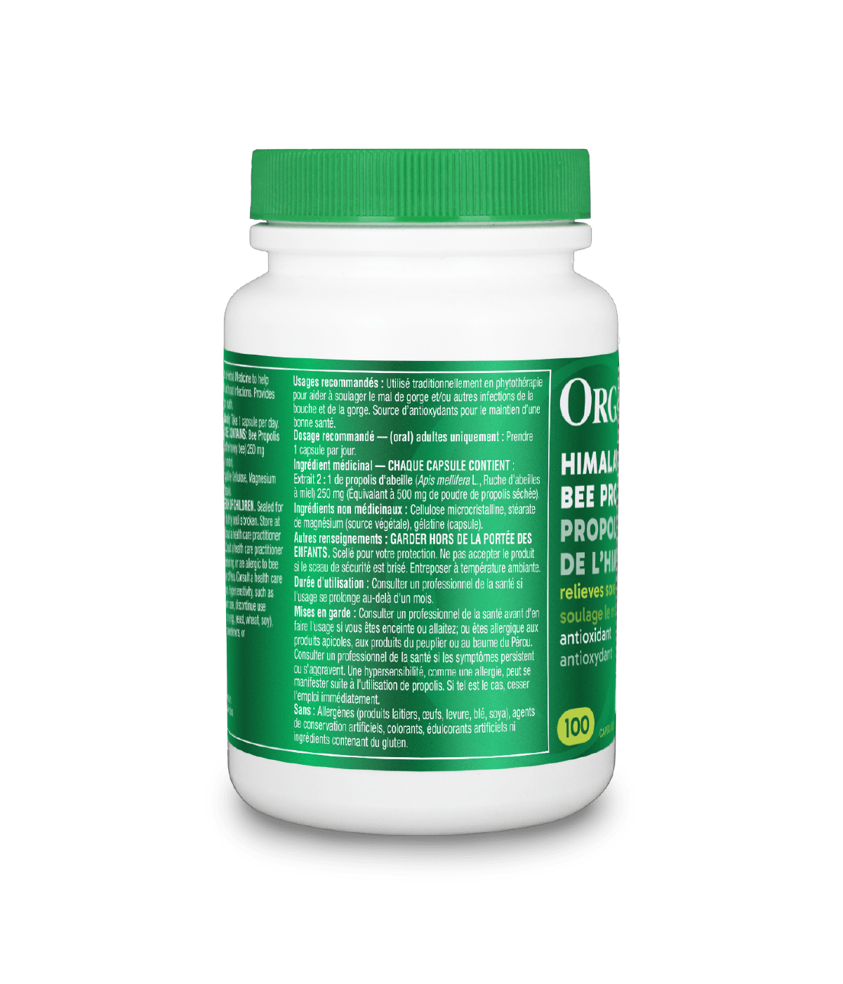 Bee Propolis Himalayan - 100 caps - Organika Health Products