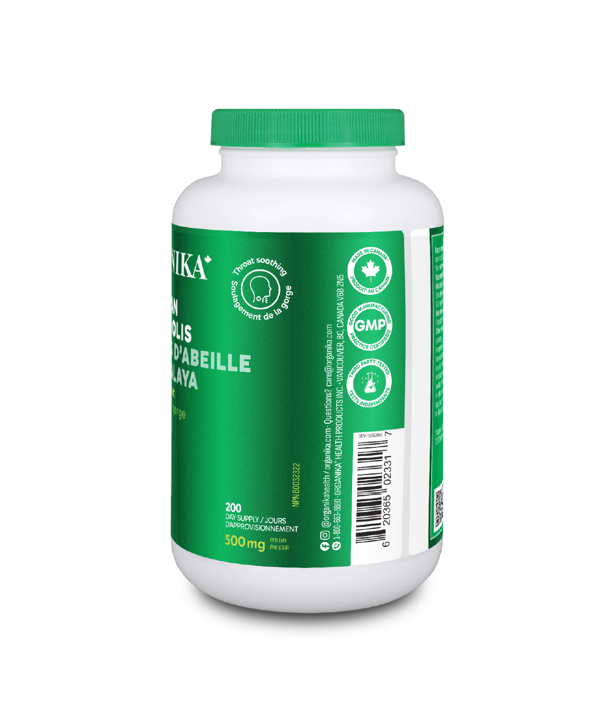 Bee Propolis Himalayan - 200 caps - Organika Health Products