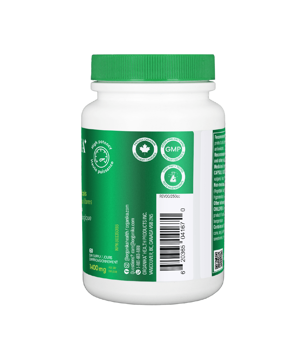 Beetroot Capsules - 120 Vcaps - Organika Health Products