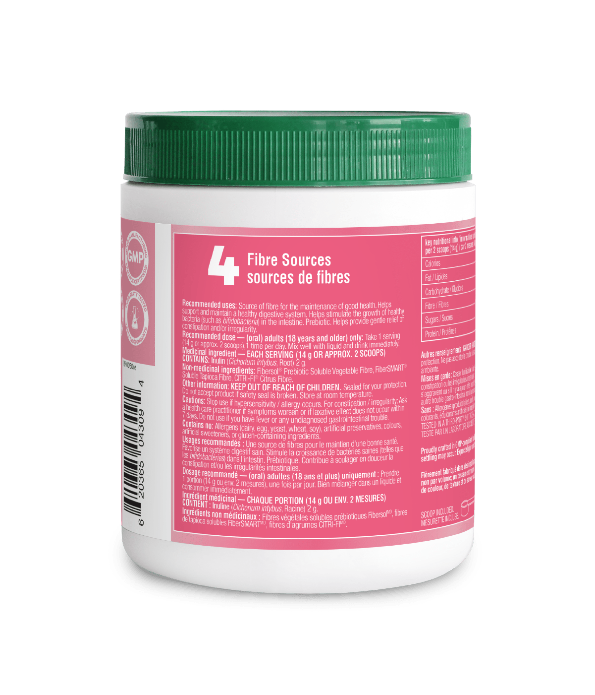 Belli - Bliss Complete Fibre - Unflavoured - 420 g Tub - Organika Health Products