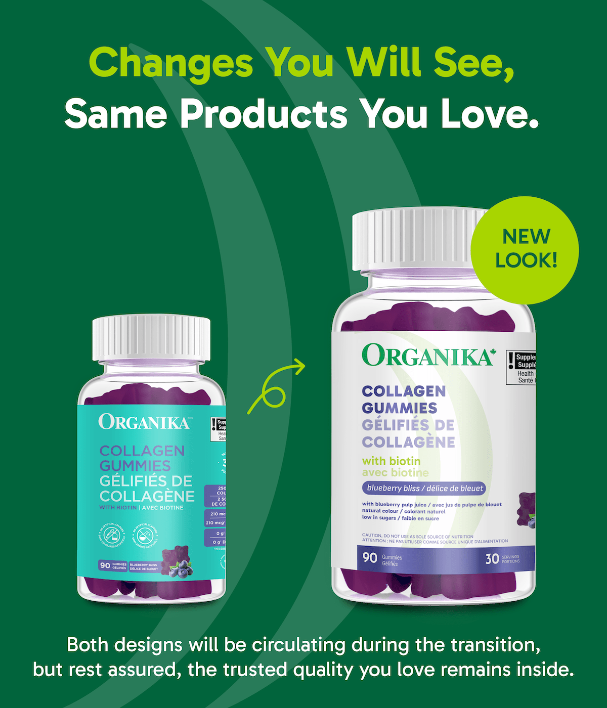 Collagen Gummies - Blueberry Bliss - Organika Health Products