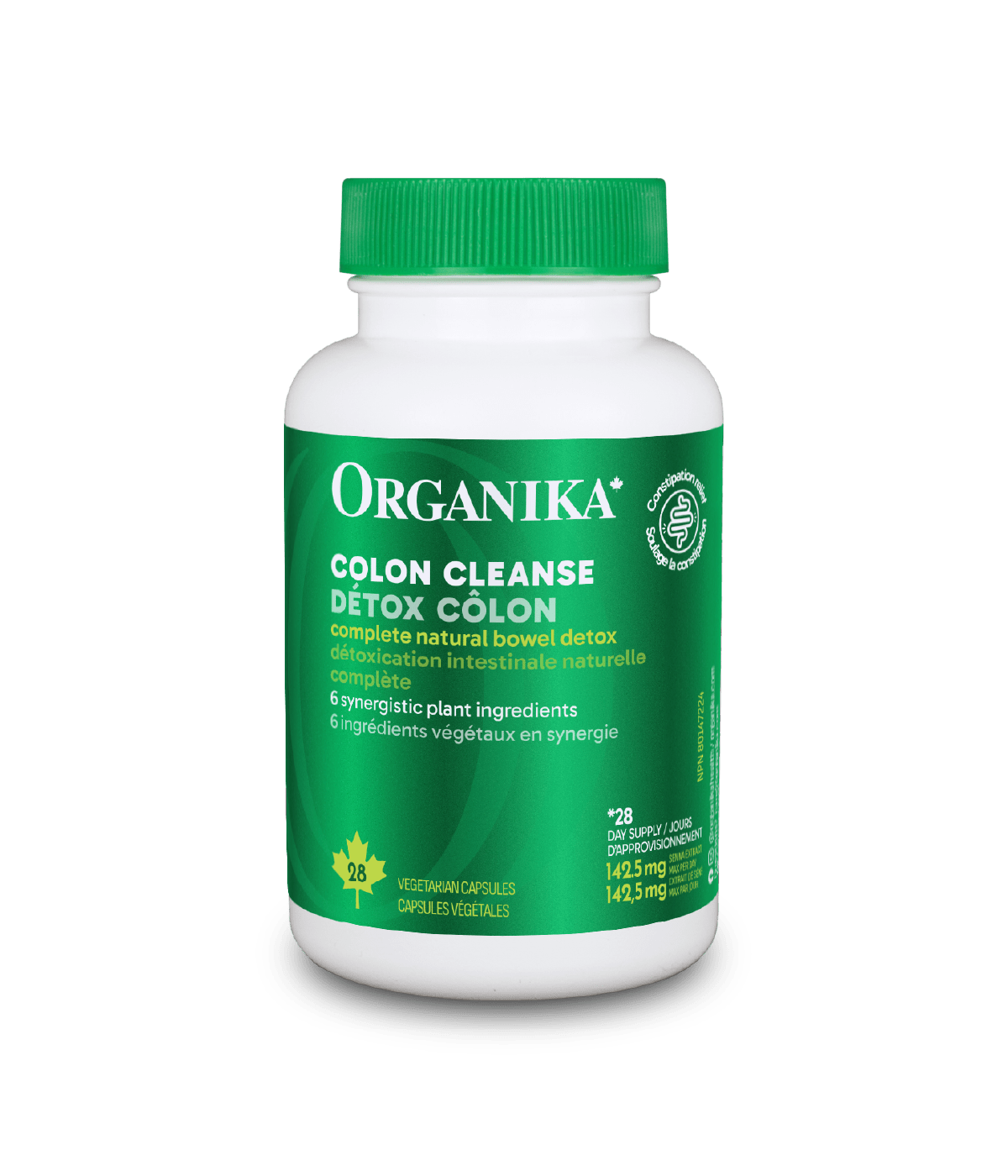 Colon Cleanse - 28 vegetarian capsules - Organika Health Products