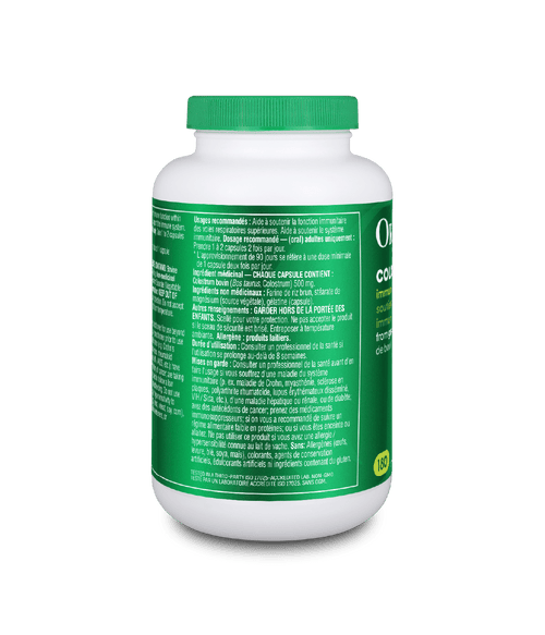 Colostrum Capsules - 180 Caps - Organika Health Products