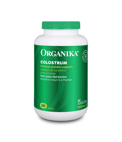 Colostrum Capsules - 180 Caps - Organika Health Products
