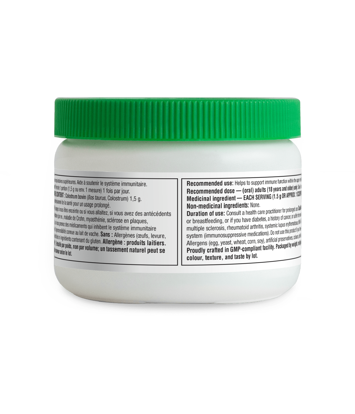 Colostrum Powder - 150 g - Organika Health Products