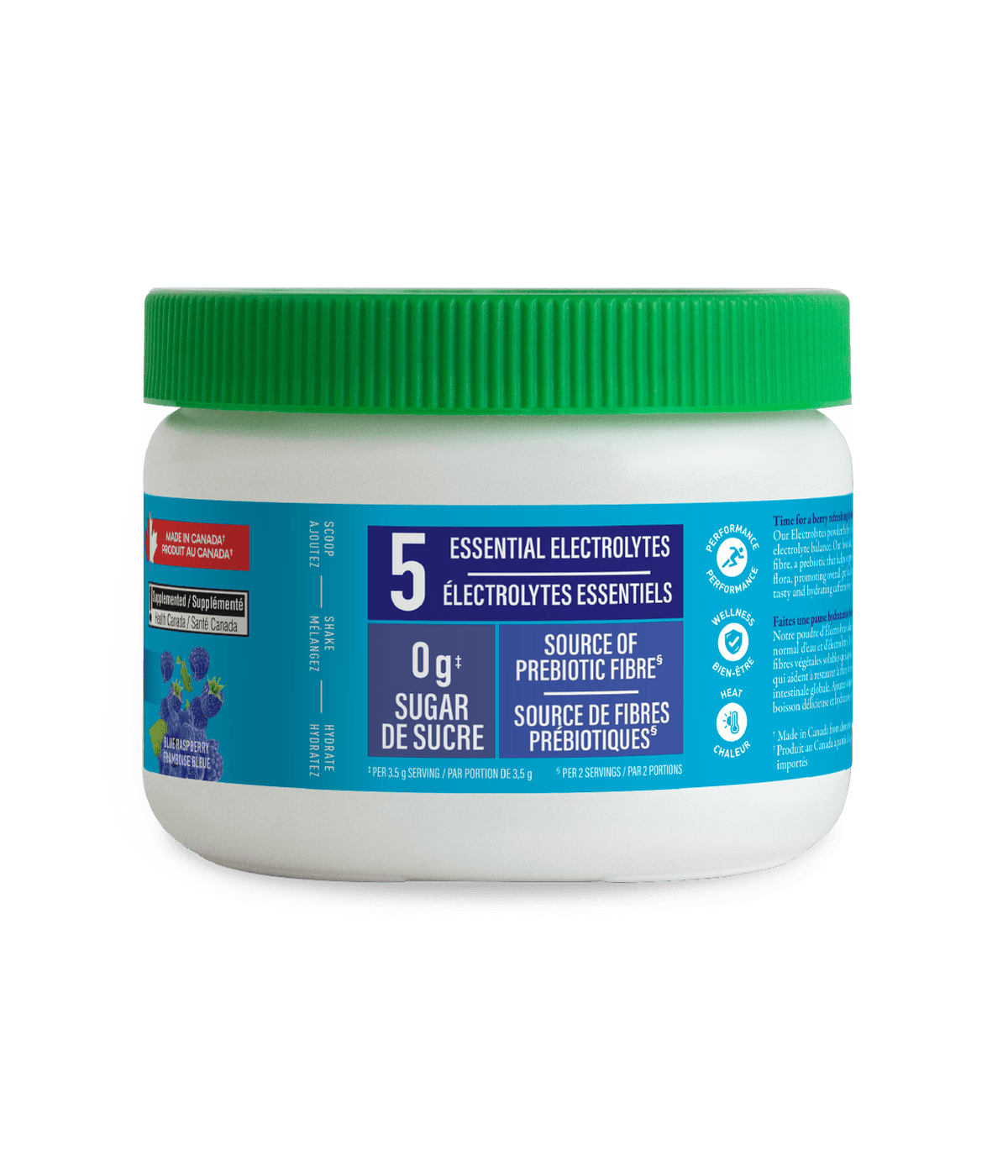 Electrolytes 60 Servings - 210 g (60 Servings) - Organika Health Products