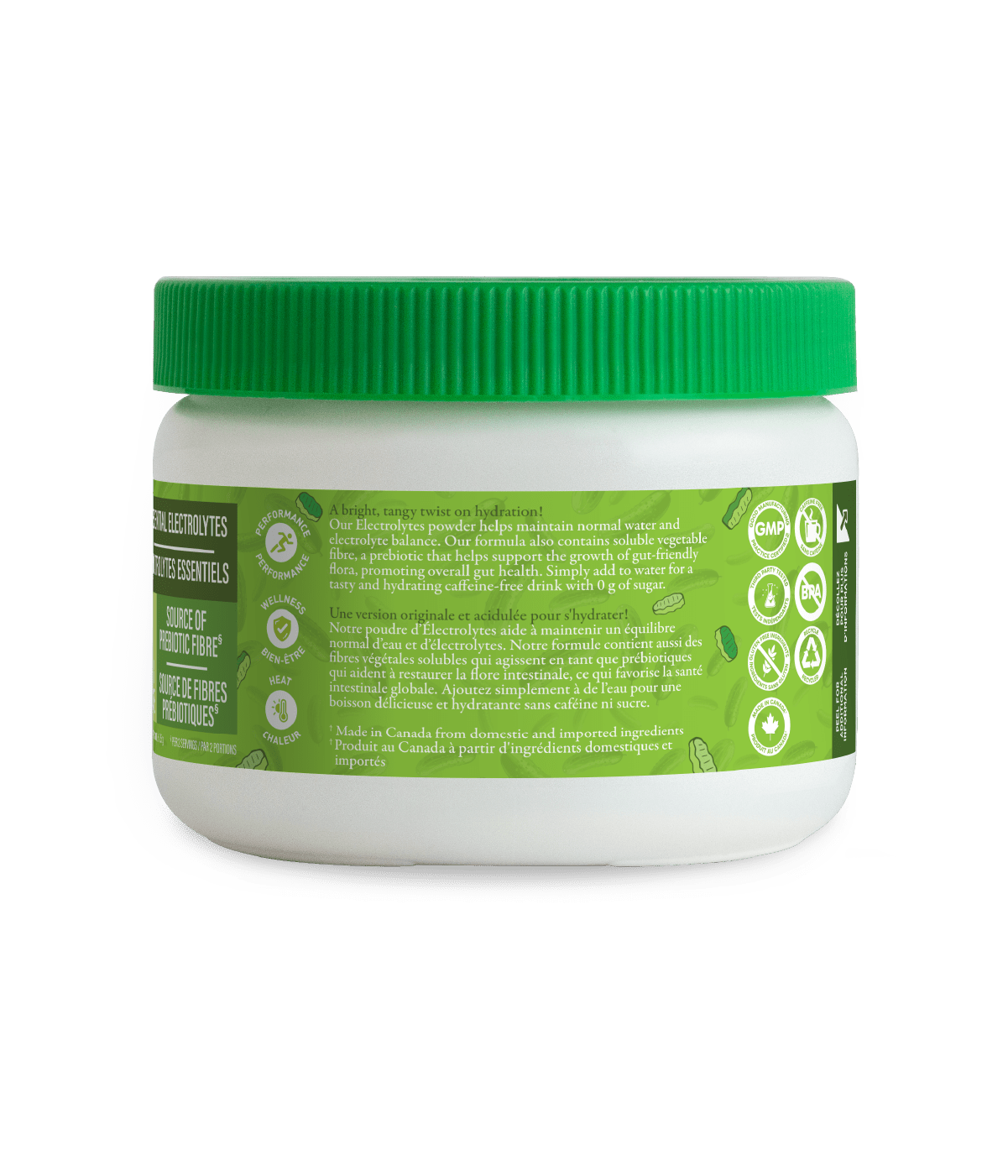 Electrolytes 60 Servings - Dill Pickle - 210 g - 60 servings - Organika Health Products