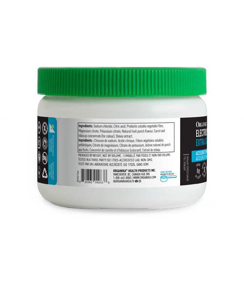 Electrolytes Extra Strength - Fruit Punch - Organika Health Products