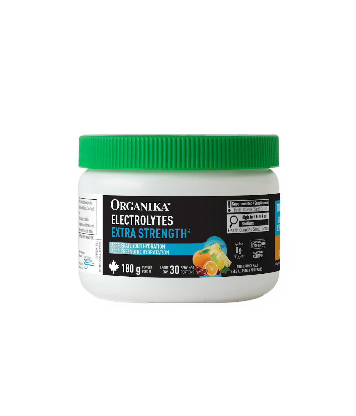 Electrolytes Extra Strength - Lemon Lime - Organika Health Products