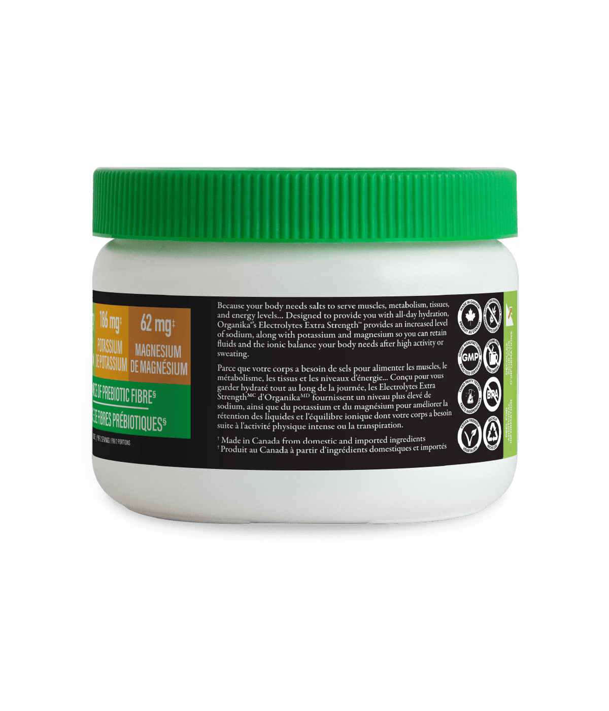 Electrolytes Extra Strength - Unflavoured - Organika Health Products
