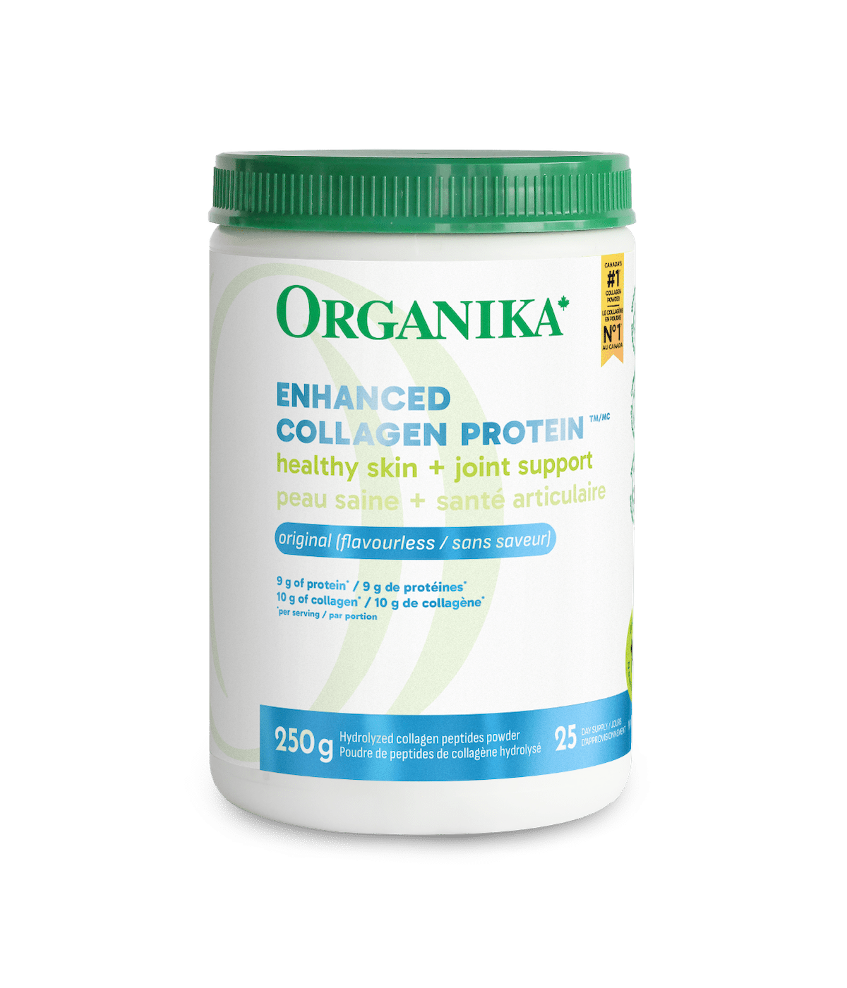 Enhanced Collagen Protein Original - 250 g - Organika Health Products
