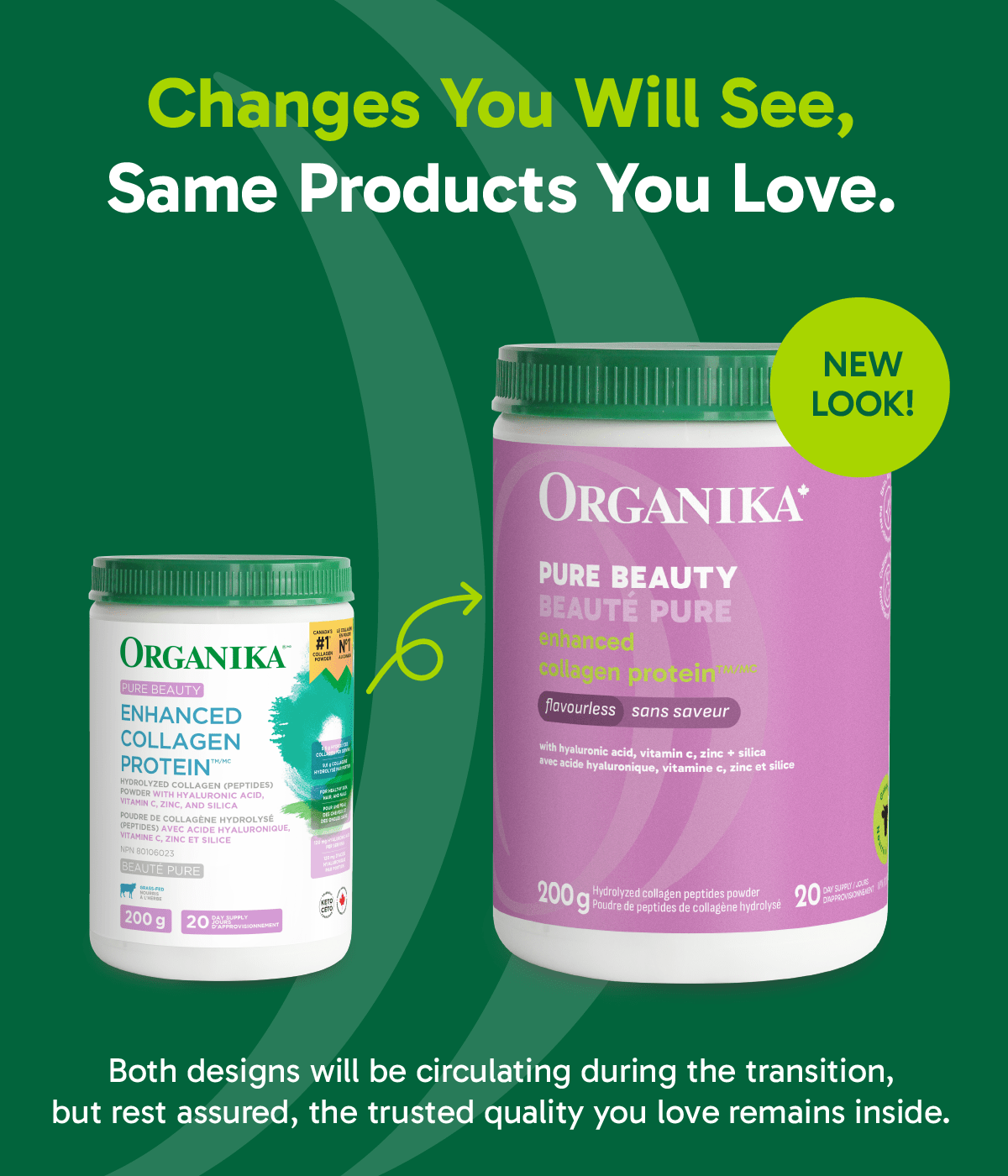 Enhanced Collagen Protein Pure Beauty - 200 g - Organika Health Products