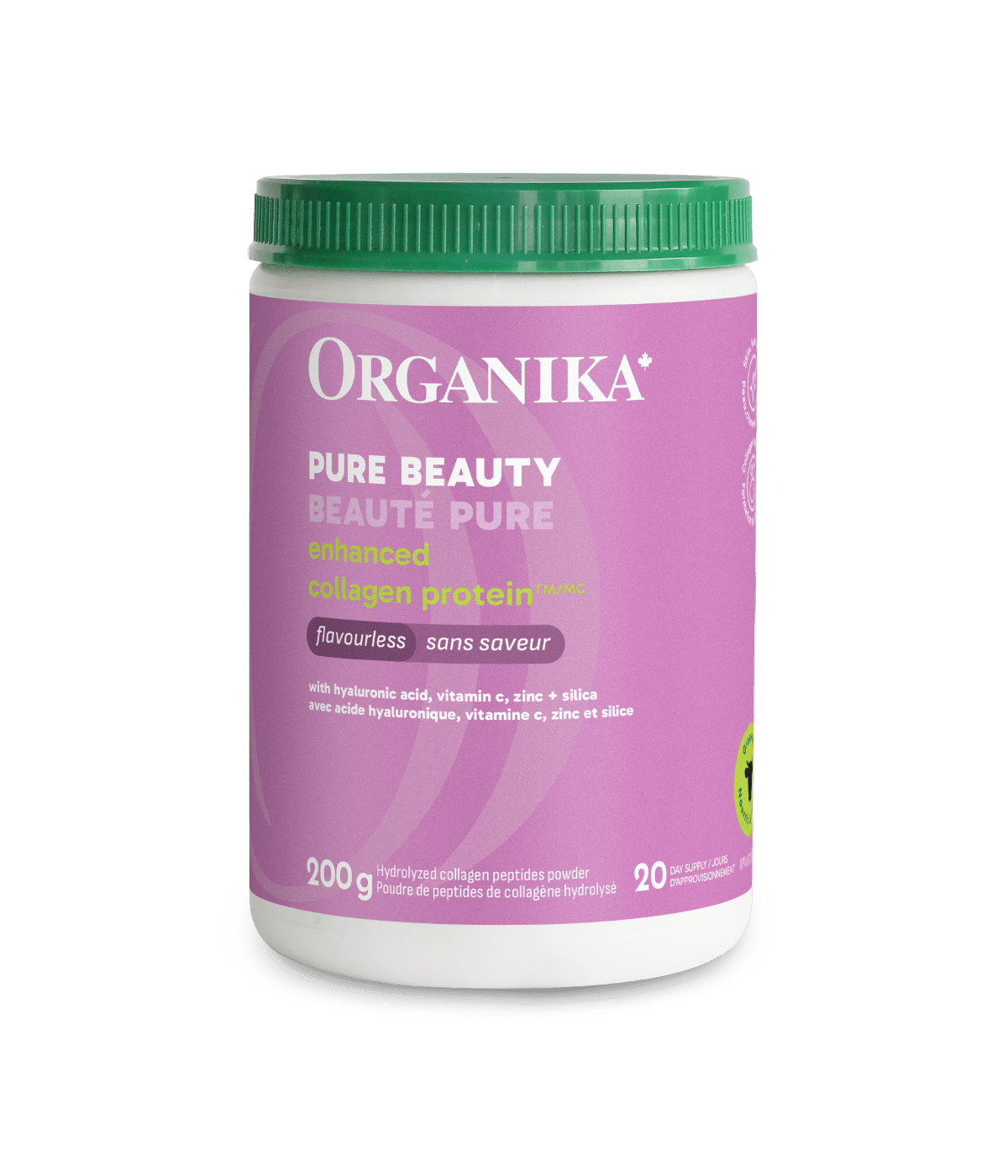 Enhanced Collagen Protein Pure Beauty - 200 g - Organika Health Products