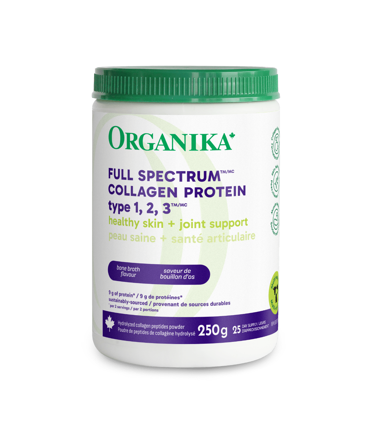 Full Spectrum Collagen - 250 g - Organika Health Products