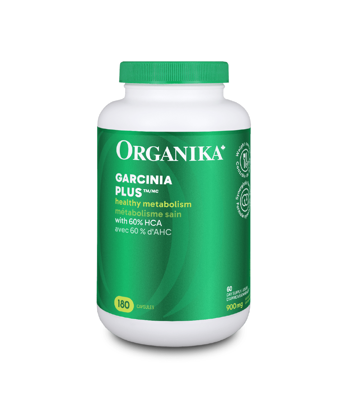 Garcinia Plus - 180 Caps - Organika Health Products
