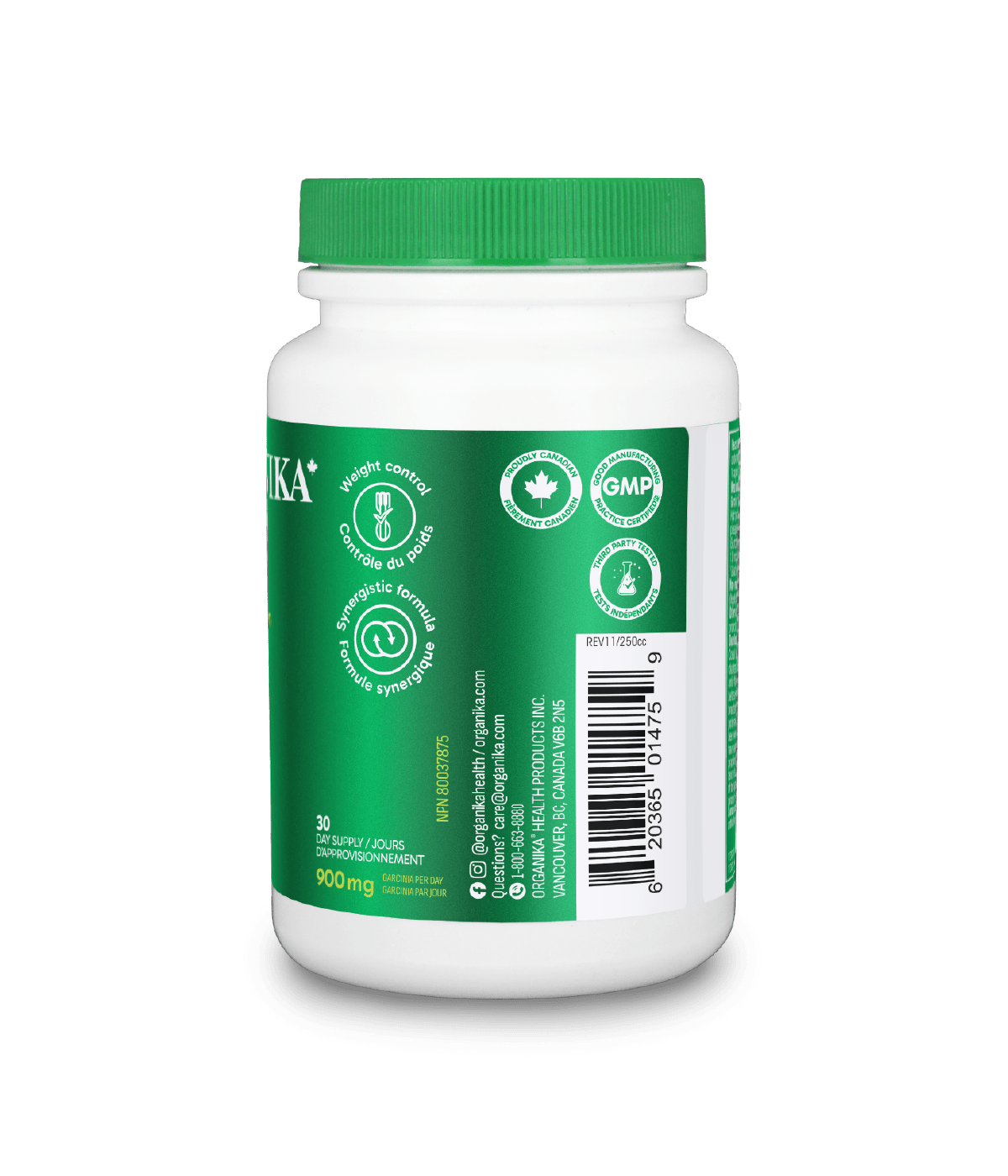 Garcinia Plus - 90 Caps - Organika Health Products