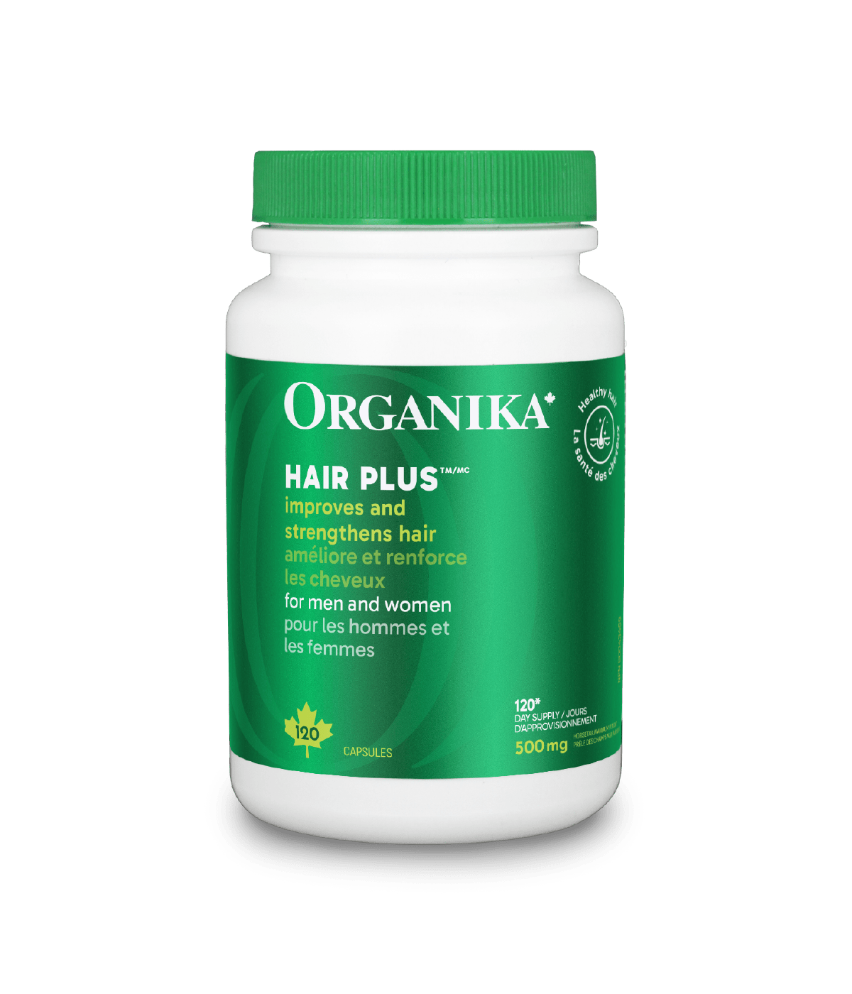 Hair Plus - 120 Caps - Organika Health Products