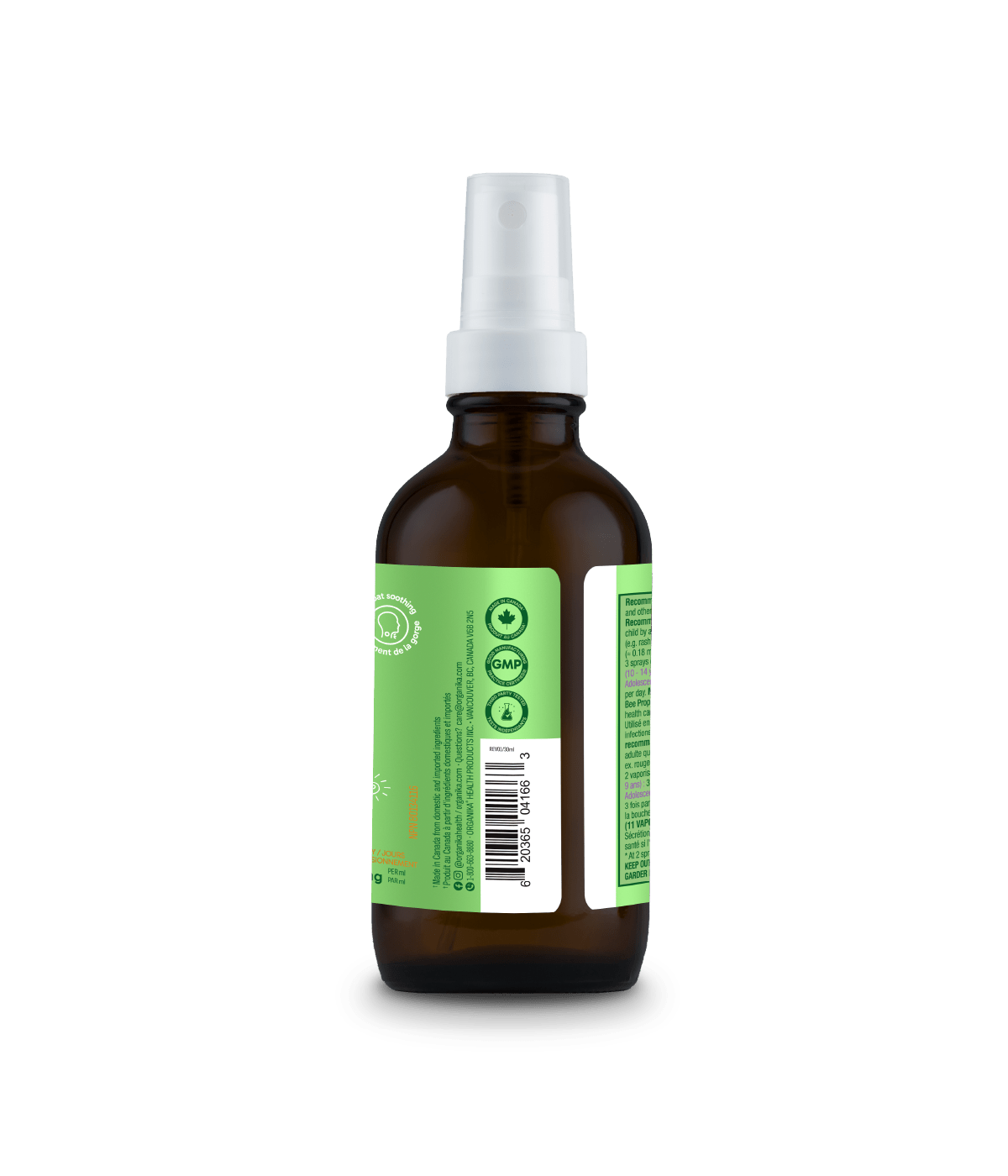 Kids Canadian Bee Propolis Spray with Elderberry - 30 ml - Organika Health Products