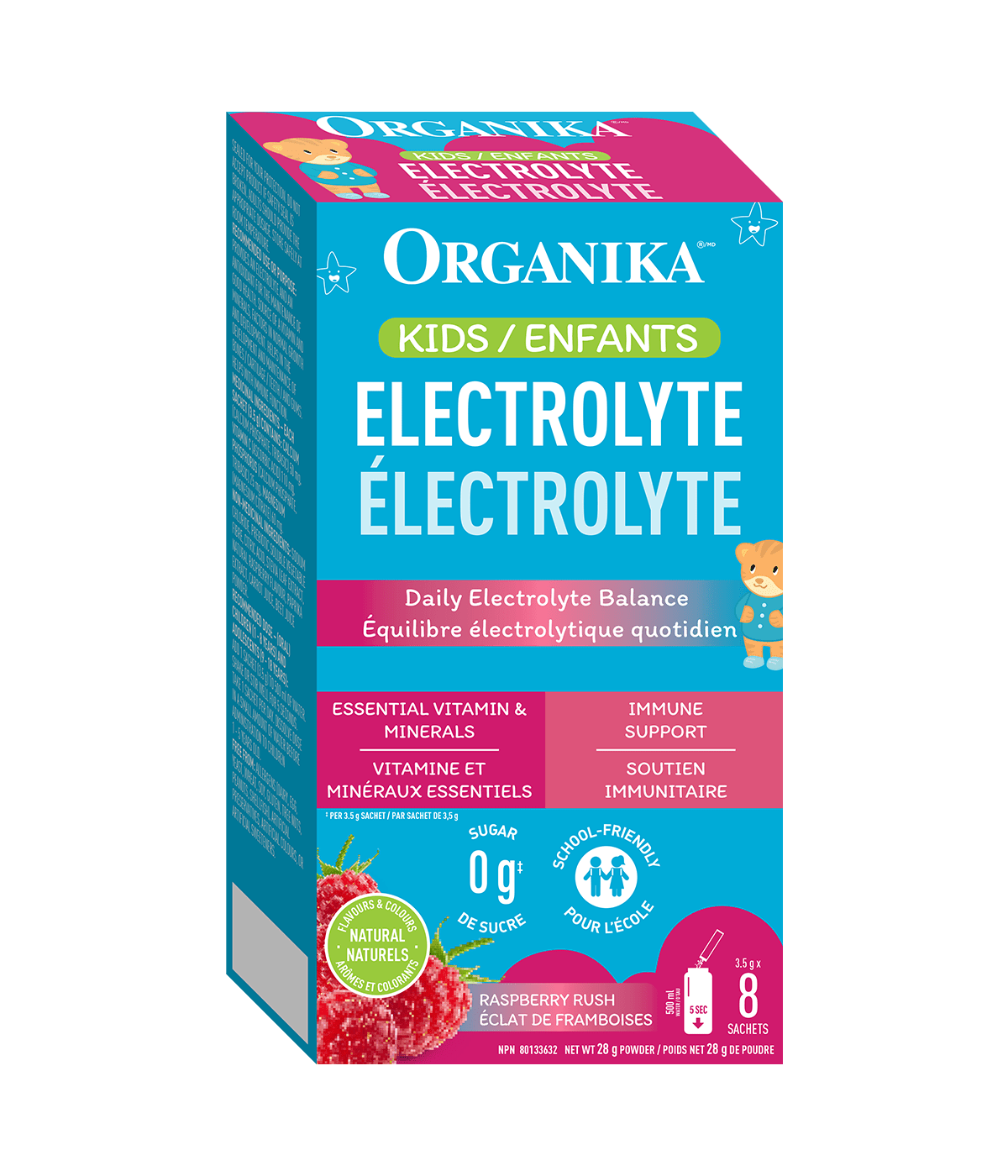 Kids Electrolyte - 8 Pack Box - Organika Health Products