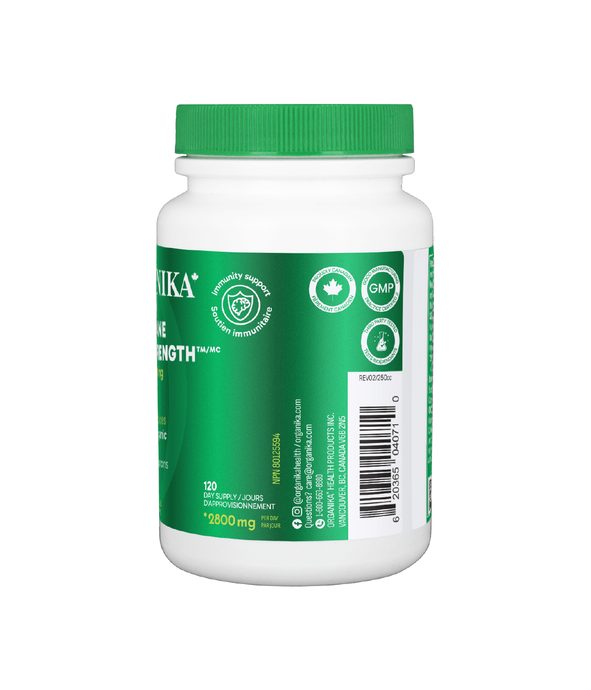 Lion's Mane Ultra Strength Organic Mushroom Extract - 120 Vcaps - Organika Health Products