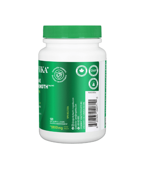 Lion's Mane Ultra Strength Organic Mushroom Extract - 120 Vcaps - Organika Health Products