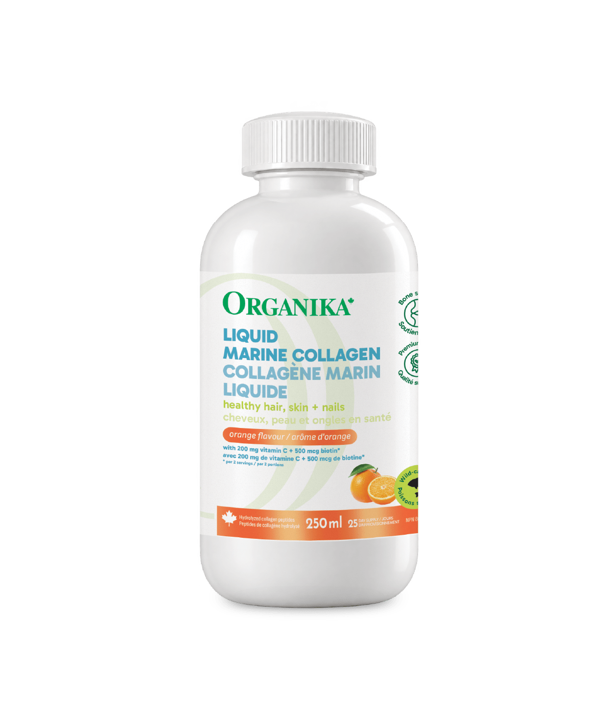 Liquid Marine Collagen - Orange - Organika Health Products