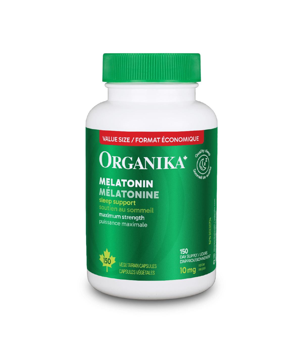 Melatonin - 150 Vcaps - Organika Health Products