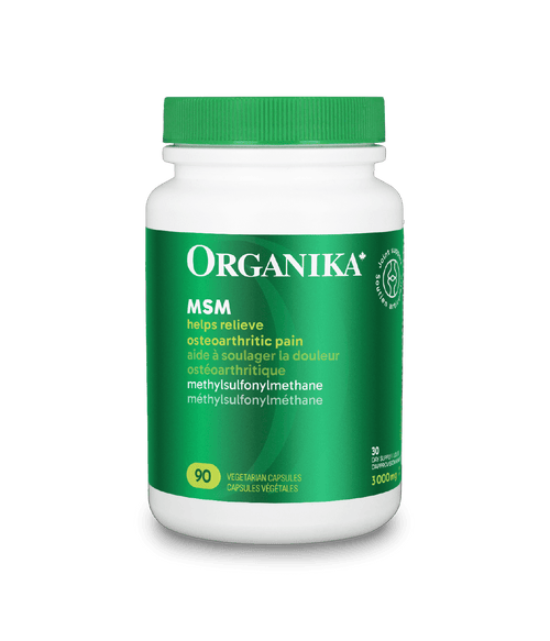 MSM (Methylsulfonylmethane) - 90 Vcaps - Organika Health Products