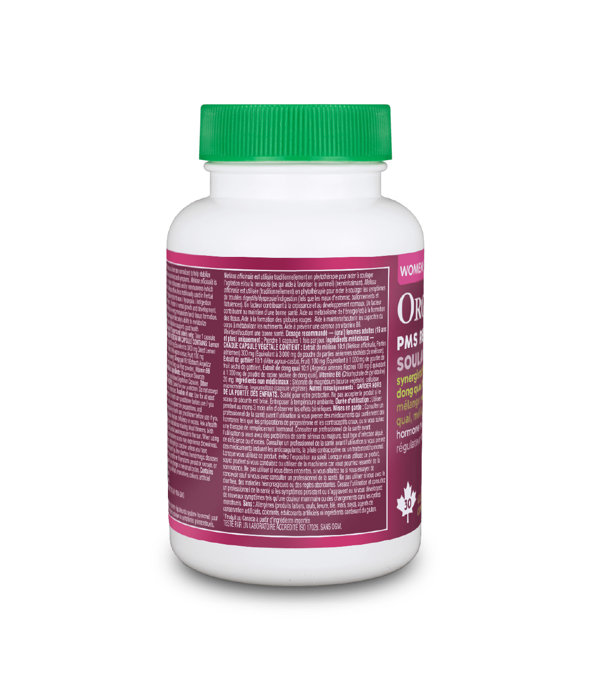 PMS Relief - 30 Vcaps - Organika Health Products