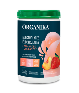 Electrolytes + Enhanced Collagen - Juicy Strawberry Peach 360 g