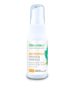 Bee Propolis Throat Spray Alcohol Base - 30ml - Organika Health Products