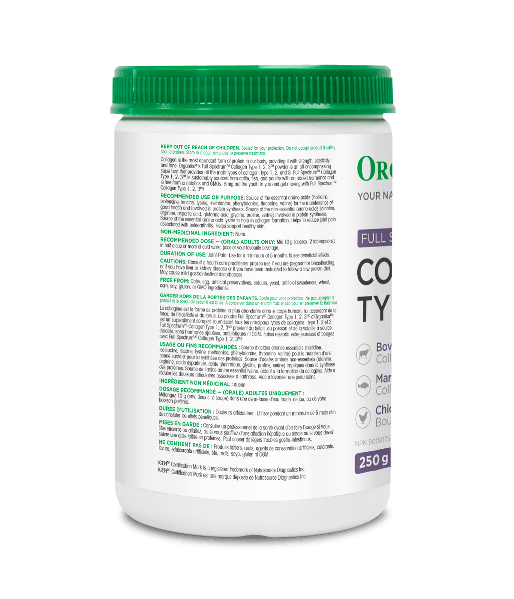 Full Spectrum Collagen 1 2 3 Organika Health Products full-spectrum-collagen-1-2-3-organika-health-products
