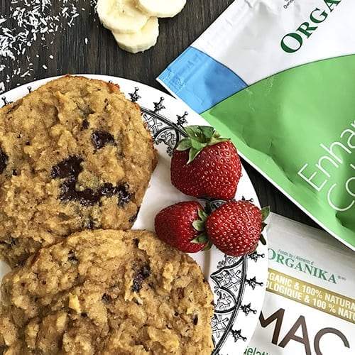 Banana Paleo Protein Cookies - Organika Health Products