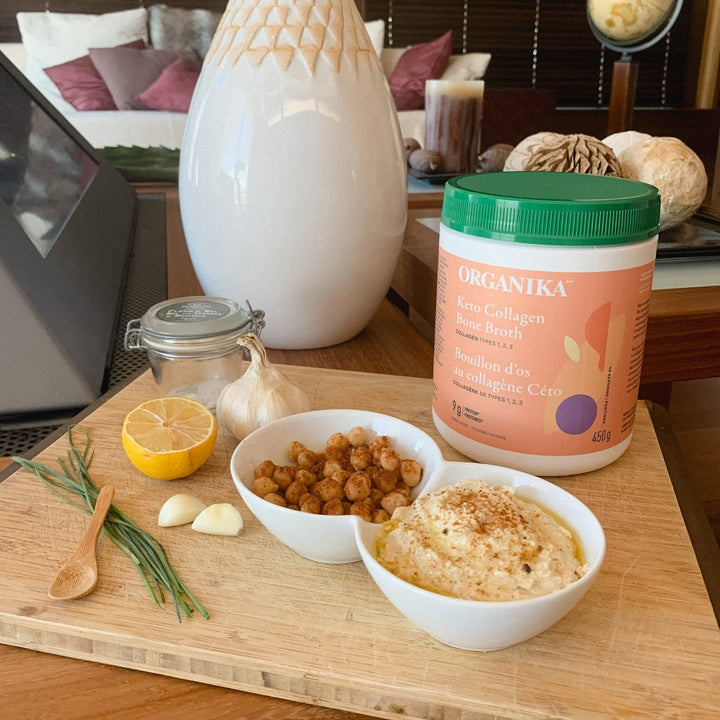 Collagen-loaded Roasted Chickpeas Recipe - Organika Health Products