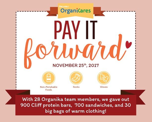 OrganiKares - Paying it Forward 2017 - Organika Health Products