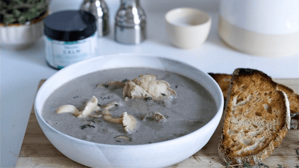 Vegan Cream of Mushroom Soup - Organika Health Products