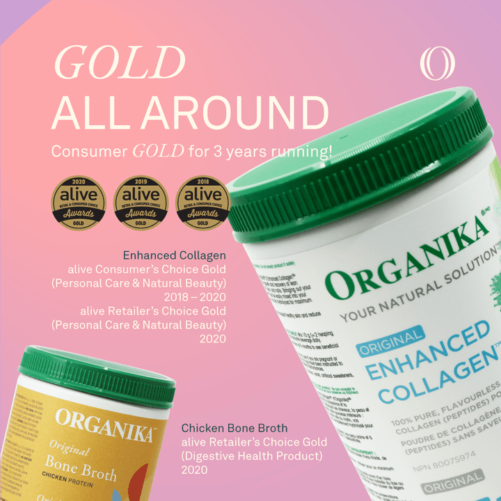 We're alive Awards Gold Winners! - Organika Health Products