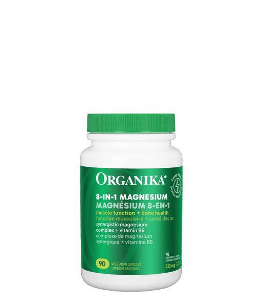 8 - in - 1 Magnesium - 90 Vcaps - Organika Health Products